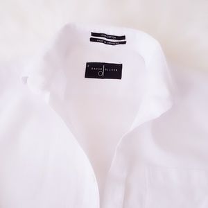 David Oliver Button Down Top